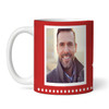 Funny 50th Birthday Gift Middle Finger 49+1 Joke Red Photo Personalized Mug