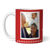 Funny 70th Birthday Gift Middle Finger 69+1 Joke Red Photo Personalized Mug