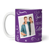 Funny Gift For Colleague Leaving Job Purple Photo Tea Coffee Personalized Mug