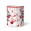 Funny Scary Blood True Crime Documentary King Tea Coffee Cup Personalized Mug