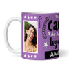 Gift For Carer Legend Photo Purple Tea Coffee Cup Personalized Mug