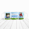 Gift For Cousin Soccer Player Soccer Photo Tea Coffee Cup Personalized Mug