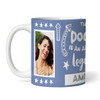 Gift For Doctor Dr Legend Photo Blue Tea Coffee Cup Personalized Mug