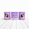 Gift For Nurse Legend Photo Purple Tea Coffee Cup Personalized Mug