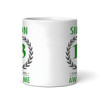 Present For Teenage Boy 13th Birthday Gift 13 Awesome Green Personalized Mug