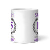 Present For Teenage Girl 15th Birthday Gift 15 Awesome Purple Personalized Mug