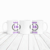 Present For Teenage Girl 16th Birthday Gift 16 Awesome Purple Personalized Mug