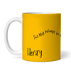 This Belongs To An Awesome Dad Gift Yellow Retro Man Tea Coffee Personalized Mug
