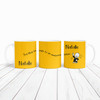 This Belongs To An Awesome Sister Gift Yellow Retro Man Personalized Mug