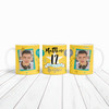 17 Years Photo 17th Birthday Gift For Teenage Boy Yellow Personalized Mug