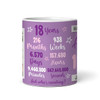 18th Birthday Gift For Teenage Girl Purple Photo Mins Seconds Personalized Mug