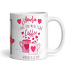 Romantic Gift I Love You More Than Coffee Photo Valentine's Day Personalized Mug