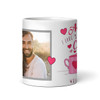 Romantic Gift I Love You More Than Coffee Photo Valentine's Day Personalized Mug