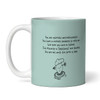 Sagittarius Funny Zodiac Sign Description Birthday Gift Green Personalized Mug