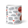 Gift For Boyfriend Reasons Why I Love You Bears Valentine's Day Personalized Mug