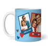 Gift For Fiance As Weird As Me Heart Photo Valentine's Day Gift Personalized Mug