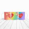 Lgbt Rainbow Cupid Romantic Gift Valentine's Day Gift Personalized Mug