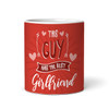 Red Photo Gift For Boyfriend Best Girlfriend Valentine's Day Personalized Mug