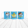 Belongs To The Best Stepdad Gift Blue Photo Tea Coffee Personalized Mug