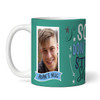 Funny Gift For Son Don't Do Stupid Photo Green Tea Coffee Personalized Mug