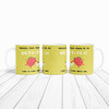 Funny Pun You'll Always Be My Best-Tea Best Friend Gift Yellow Personalized Mug