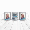 Gift For Brother This Guy Has Best Sister Photo Grey Tea Coffee Personalized Mug