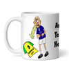 Ipswich Vomiting On Norwich Funny Soccer Gift Team Rivalry Personalized Mug
