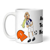 Preston Vomiting On Blackpool Funny Soccer Gift Team Rivalry Personalized Mug