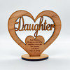 Daughter Birthday Proud Of You Heart Engraved Keepsake Personalized Gift