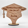 Congratulations Graduation Cap Keepsake Ornament Engraved Personalized Gift