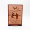 Officially Retired Dancing Couple Hello Pension Keepsake Personalized Gift