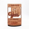 I Survived 50 Years Of Marriage Wedding Anniversary Keepsake Personalized Gift