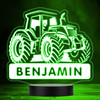 Cool Tractor Farm Vehicle Farmer Personalized Gift Color Changing Lamp Night Light Cool Tractor Farm Vehicle Farmer Personalized Gift Color Changing Lamp Night Light