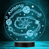 Solar System Planets Astronomy Stars Personalized Gift MultiColor Lamp Night Light