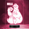 Sesame Street Cookie Monster Kid's TV Personalized LED Lamp MultiColor Night Light