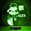 Ben 10 & Watch Children's TV Cartoon Personalized LED Lamp MultiColor Night Light