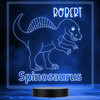 Kids Cute Dinosaur Fan Spinosaurus LED Lamp Personalized Gift Night Light