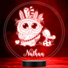 Cute Owl & Feathers Ladybug Hearts LED Lamp Personalized Gift Night Light