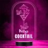 Cat In A Cocktail Glass Funny Home Bar Man Cave Gift Color Changing Lamp Night Light