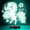 Cute Unicorn Hearts & Stars Magical Kids Gift Color Changing Lamp Night Light