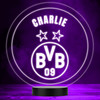 Borussia Dortmund English Football Soccer Club logo Sports Fan LED Lamp Color Night Light