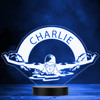 Swimming Silhouette Swimmer Sports Personalized Gift Color Changing Lamp Night Light