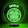 Celtic F.C English Football Soccer Club Logo Sports Fan Personalized LED Lamp Color Night Light