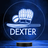 Cricket Accessories Bat Gloves Ball Sports Fan LED Lamp Color Night Light