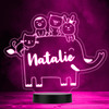 Cute Duck Pig Rabbit On Elephant LED Lamp Personalized Gift Night Light Cute Duck Pig Rabbit On Elephant LED Lamp Personalized Gift Night Light