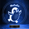 Happy Smiling Penguin Color Changing LED Lamp Personalized Gift Night Light