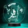 Parrot Pirate & Flag Gun Color Changing Personalized Gift LED Lamp Night Light