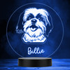Shih Tzu Dog Pet Silhouette MultiColor Personalized Gift LED Lamp Night Light