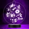 Snake Flowers Floral Decorative MultiColor Personalized Gift Lamp Night Light