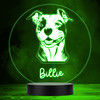 Amstaff American Staff Dog Pet MultiColor Personalized Gift Lamp Night Light